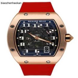 Richardmills Watch Swiss Automatic Watches RicharMillsExtra Flat Rm 6701 Rose Gold Mens Case Paper