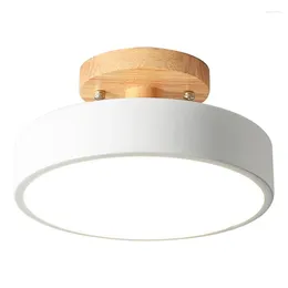 Ceiling Lights 3X Modern LED Nordic Wood Lighting Fixture Indoor Luminaire Kitchen Living Bedroom Bathroom -White