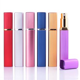 12ml perfume spray bottle metal anodized Aluminium portable parfum bottles Fragrance empty Subpackage121212121212