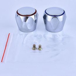 Kitchen Faucets For /Cold Faucet Handle 2PCS & COLD TAP Plastic Material REPLACEMENT 3.2x3.9cm