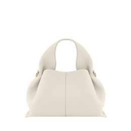 Polenee Bag Tonca Textured Shoulder Bag Polenee Bag Camel Numero Un Nano Ma Le Cyme Tote Women Cross Body Bags Leather Bag Luxury Half Moon Underarm Shoulder Bags 8768