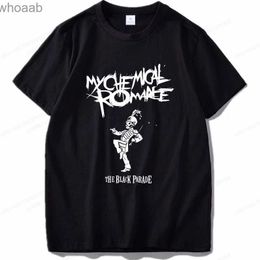 Men's T-Shirts My Chemical Romance T Shirt Men Fashion T-shirts Cotton Tshirt Kids Hip Hop Tops Tees Women Tshirt Summer Vintage Anime Tops Boy 240130