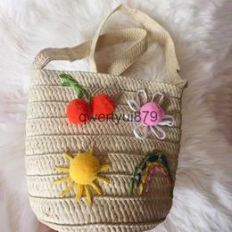 Shoulder Bags andmade woven straw bagsoulder andbag summer new cute vegetable basket crossbody fasionable beac bagqwertyui879