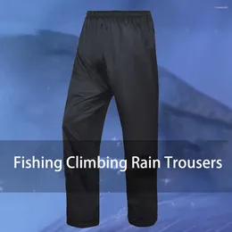 Raincoats Soft Reliable Deep Crotch Cycling Rain Pants Pockets Women Men Rainwear Waterproof Adult Garment