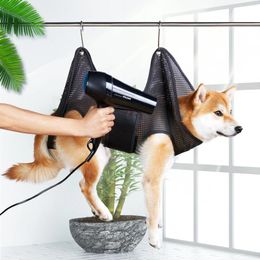 Dog Apparel Pet Cat Grooming Hammock Helper For Nail Clip Trimming Restraint Bag Beauty Bathing Hanging