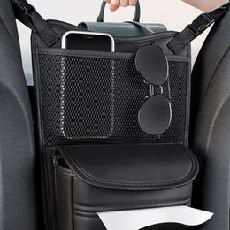 Car Organiser Pocket Multifunctional Storage Between Large Capacity Net Handbag Holder Interior Accessories