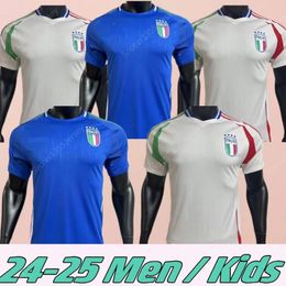 NS Player 2023 2025 BONUCCI Soccer Jerseys JORGINHO INSIGNE VERRATTI Men Kids FOOTBALL SHIRTS CHIESA BARELLA Chitalia FAIELLINI PELLEGRINI Italys European Cup