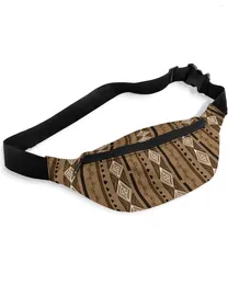 Waist Bags Bohemian Retro Medieval For Women Man Travel Shoulder Crossbody Chest Waterproof Fanny Pack