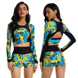 Women's Swimwear Long Sleeve Swimming Top For Women Pool Water Beach Wear 2024 UV Shirt Rashguard Girl Kite Surf Sailing Clothes Swimsuit