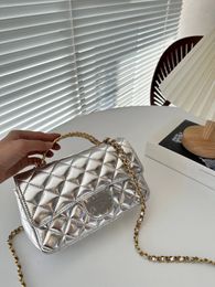 Chanells Design CC Channelbags Hollow 7a Womens Luxury Classic Fashion Black Diamond Handbag Exquisite Calf Leather Production Retro Versatile One Shoulder Cross