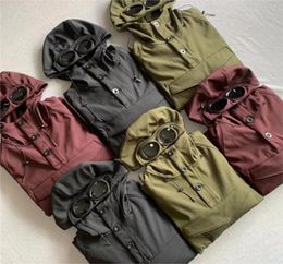 Cp Companys Jacket Padded Jacket Winter Warm Thick Men Two Lens Glasses Cp Hoodies Casual Windproof Coat Goggle Size M-xxl Stones Hoodie Cp Jacket
