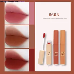 Lip Gloss Colorrose Mud Set Brand Velvet Matte Student And Cheek Dual-Use White Wholesale Dropship