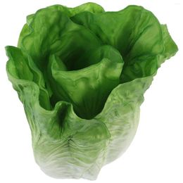 Decorative Flowers Simulated Lettuce Model Decor For Kitchen Realistic Prop Fruits And Vegetables Faux Food Props Pvc Lifelike Adornment