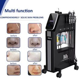 6IN1 Hydro facial Water Oxygen Microdermabrasion hydrating Whitening Facial Blackhead pore freckles Removal Exfoliators RF Skin Rejuvenation