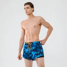 Men's Swimwear Swimming Short Pants Breathable Loose Summer Beach Outdoor Swim Trunks Men Swimsuits Surf Board Shorts