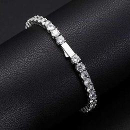 New Arrival Women Jewellery Vvs Moissanite Diamond Cluster Tennis Bracelet Iced Out Lab Grown Diamond Tennis Bracelet216Z