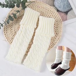 Women Socks Children Girl Lolitas Style Twist Knitted Kids Warm Foot Cover Sweet Spring Autumn Cosplay Heap