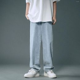 Men's Jeans Harajuku Straight Baggy Pants Spring Autumn Loose Y2k Streetwear Casual Trousers Japanese Style Youthful Denim Pant