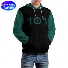 designer Men Hoodies & Sweatshirts black green hip-hop rock Custom patterned caps preppy casual Athleisure sports outdoor wholesale hoodie Men Clothing big size s-5xl