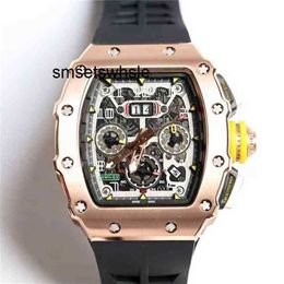 Automatic Mechanical Watches Skull Barrel Rm011 Multifunctional Hollow Trend Mechanical LY