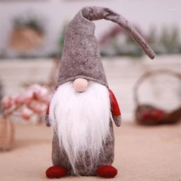 2018 Standing Christmas Faceless Doll Plush Toy Christmas Tree New Year Kid Gifts Portable Home Ornaments Decorations1304h