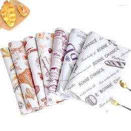 Baking Tools 25Pcs/wax Paper Greaseproof Food Packaging Parchment French Fries Burger Cake Sandwich Wrapping