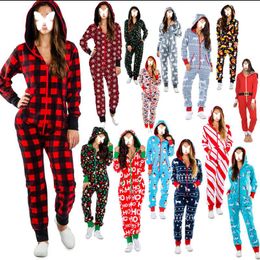 Womens Tracksuits Holiday Home Wear Selling Christmas Pyjamas Hoodie Zipper Plover Jumpsuit Su1914 Drop Delivery Otpgn