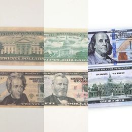 New Fake Money Banknote Party 10 20 50 100 200 US Dollar Euros Realistic Toy Bar Props Copy Currency Movie Money Faux-billets 100 PCS P29666ZZT3VGS