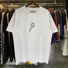 Trapstar London 2023 Small Crowd Trap Keys Open Doors Tee Pure Cotton Double-yarn Short-sleeved T-shirt for Men and Wom 688ss fashion VQ8R