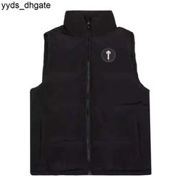 Trapstar Sleeveless Men Vests Tops Winter Jackets T Badge Gilet 2023 Embroidery Women Short Suits High Street Warm Clothing 688sss BQUG