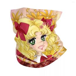 Scarves Candy Anime Bandana Neck Cover Printed Kawaii Japanese Wrap Scarf Multi-use Balaclava Cycling Men Women Adult Winter