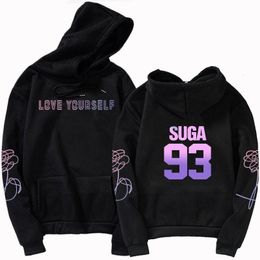 Jungkook Unisex Hoody Kpop Jimin Suga hoodies 97 Sweatshirt Love yourself hoody sweatshirt Harajuku Bangtan Boys 94 95 92 211103