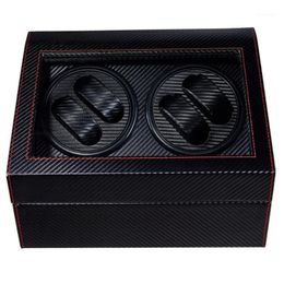 Watch Boxes & Cases 4 6 High End Automatic Winder BoxWatches Storage Jewelry Holder Display PU Leather Box Ultra Quiet Motor Shake225q