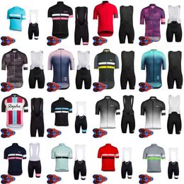 RAPHA Team BIke cycling Jersey Set Summer Mens Short Sleeve Bicycle Outfits Road Racing Clothing Outdoor Sports Uniform Ropa Cicli248l