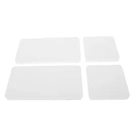 Table Mats 4 Pcs Washbasin Soap Dish Absorbent Cup Pad Holder Water For Diatomite Tooth