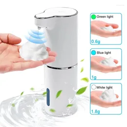 Liquid Soap Dispenser Auto Sensor Foam Bathroom Smart Wash Phone With USB Charging White High Quality Touchless Hand Washing