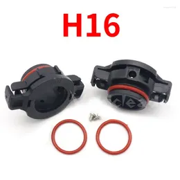 Lighting System 2pcs H16 Car LED Headlight Bulb Adapter Holder Base Sockets Headlamp Retainer Black