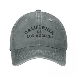 Ball Caps Los Angeles Cartoon Baseball Cap Fashion Distressed Denim Snapback Hat Unisex Style Outdoor Activities Hats