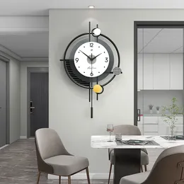 Wall Clocks Modern Clock Creative Artistic For Living Room Silent Quartz Decorative