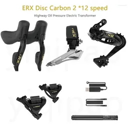 Bike Derailleurs ERX 2 12 Speed Carbon Bicycle Disc Oil Pressure Electric Transformer Fiber Manual Rear Shift Electronic Front