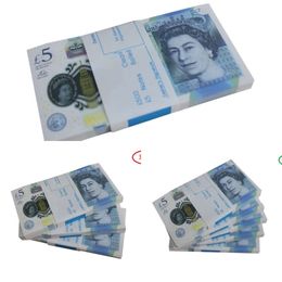 50% size party Replica US Fake money kids play toy or family game paper copy uk banknote 100pcs pack Practise counting Movie prop poundsDAHCB6B5WMYX