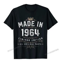 Men's T-Shirts Made In 1964 Shirt Birthday 55 Limited Edition Tshirts Camisas Men Casual Tops T Shirt For Men Dominant Cotton T Shirt