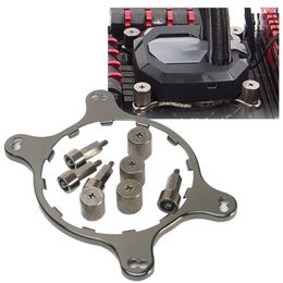 Computer Coolings Professional Support Accessories Round Heatsink Radiator Mount Back Plate CPU Fan Bracket Holder Replacement For AM4