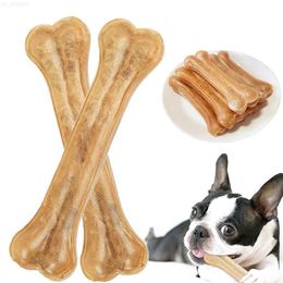 Dog Toys Chews 2021 New Dog Toys Bones Pet Chew Toothbrush Small Large Dogs Cowhide Treats Puppy Chewing Bone Toy For Dental Care Accessories