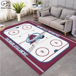 Carpets Ice Hockey Carpet Anti-Skid Area Floor Mat 3D Rug Non-slip Dining Room Living Soft Bedroom Style-03
