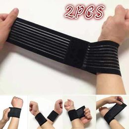 Wrist Support 2PCS Fitness Cotton Strength Carpal Tunnel Bandage Wrist Straps Sport Wristbands Wrist Protector Strap Fitness Wraps YQ240131