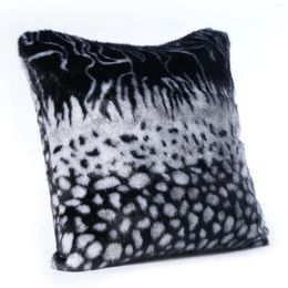 Pillow Short Plush Case Animal Print Decorative Cover Soft Faux Fur Throw For Bed Sofa Couch Home Decor
