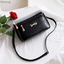 Cell Phone Pouches New Arrivals Women Shoulder Crossbody Bags Purse Bowknot PU Leather Messenger Handbags Small Phone Pocket for mama YQ240131