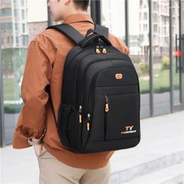 School Bags 15.6 Inch Laptop Backpack Oxford Cloth Men Backpacks Waterproof Large Capacity Travel College Student Bag