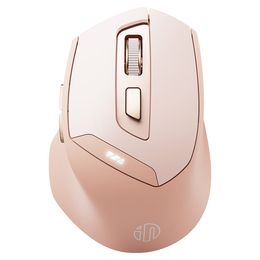 INPHIC DR8 Bluetooth Wireless Mouse Rechargeable 2.4G Mouse Silent 3 Modes (Bluetooth 5.0/4.0+USB) Connexion Ergonomic Mouse for Laptop Desktop Mac Android Windows